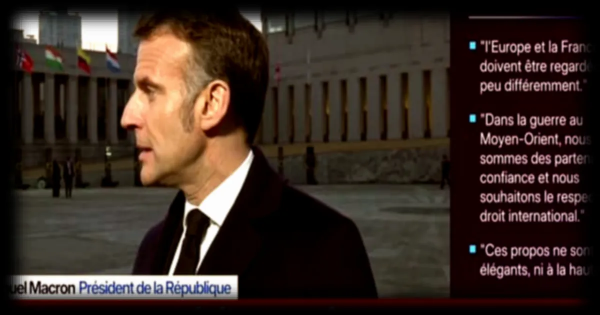 Emmanuel Macron estime que la guerre n'est pas une solution durable pour régler la question nucléaire en Iran