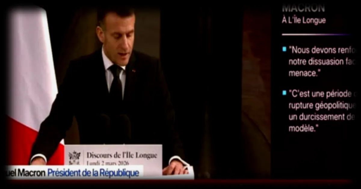 Emmanuel Macron met en garde contre un renforcement du risque de conflits nucléaires