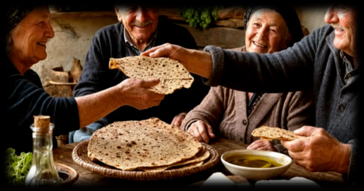 En Sardaigne, un explorateur révèle le secret des centenaires : le pain au levain qui trône sur leur table