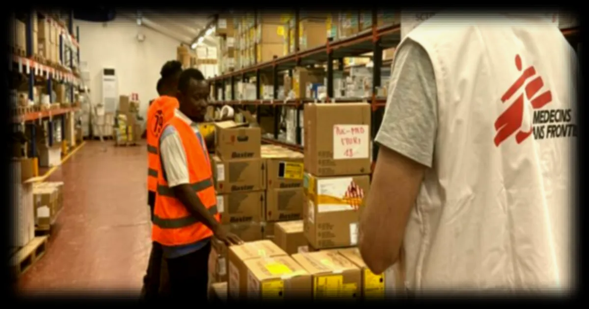Épidémie d’Ébola en RDC : MSF envoie une cargaison de matériel en Ituri
