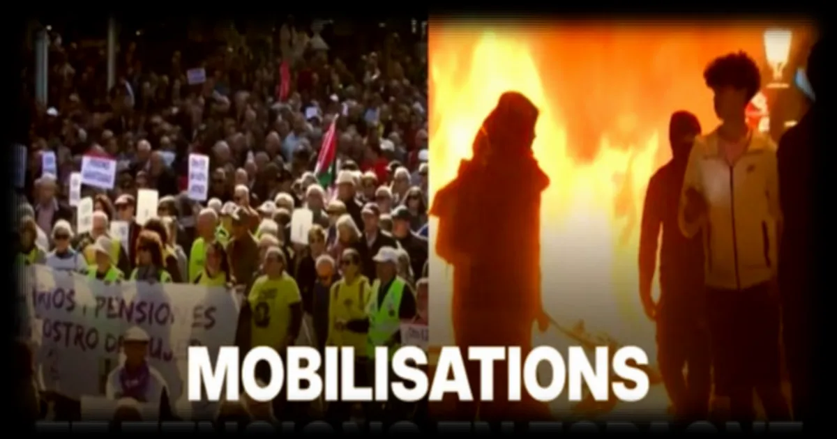 Espagne : une journée de mobilisations et de tensions le 24 octobre