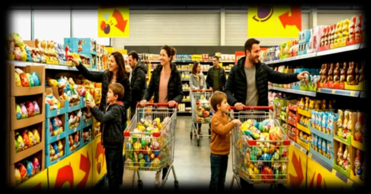 Étude révèle le supermarché le plus avantageux pour l'achat de chocolats de Pâques en 2025