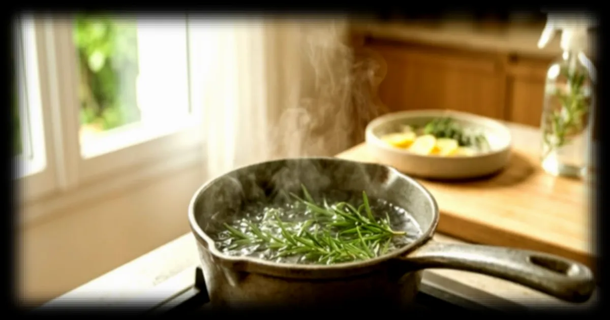 Faire bouillir du romarin : une astuce naturelle pour purifier l’air intérieur