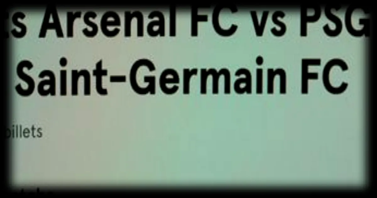 Finale PSG-Arsenal : la ruée vers les billets pour Budapest s’organise