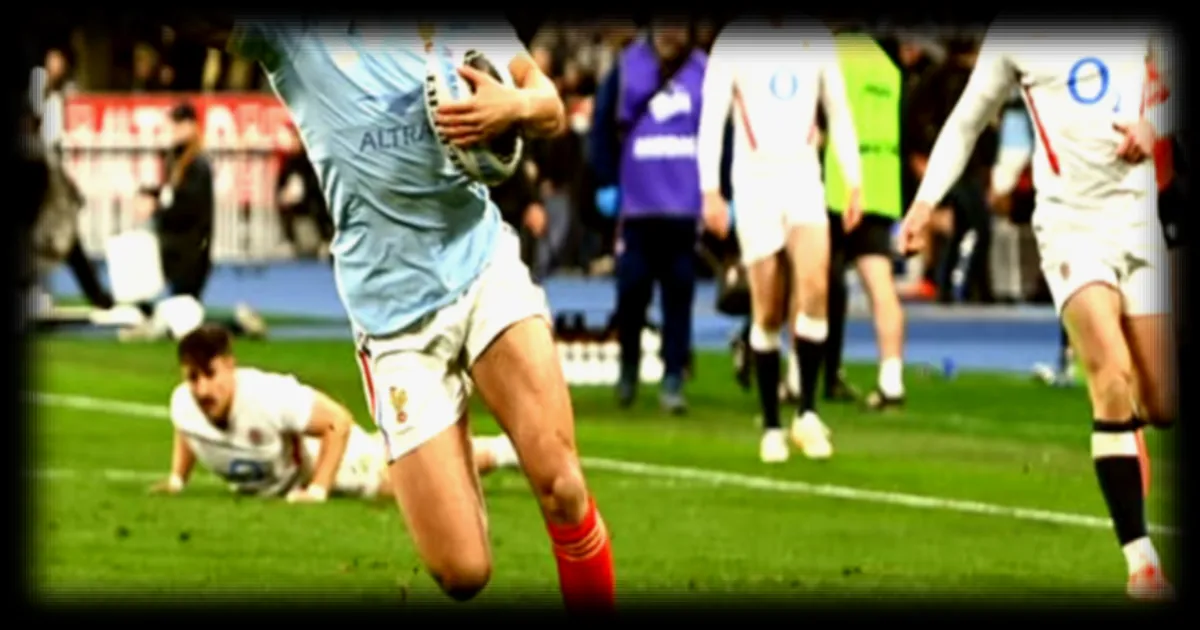 France-Angleterre: l'Angleterre égalise grâce à un troisième essai, les Bleus sous pression