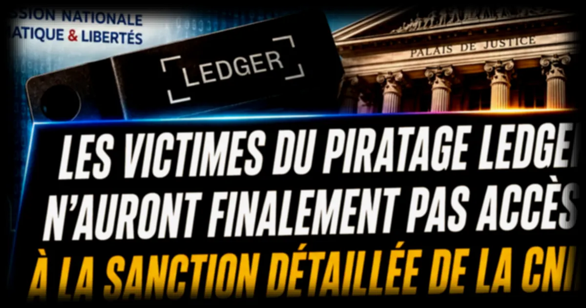 Fuite de données Ledger : la justice maintient le secret sur la sanction de la CNIL