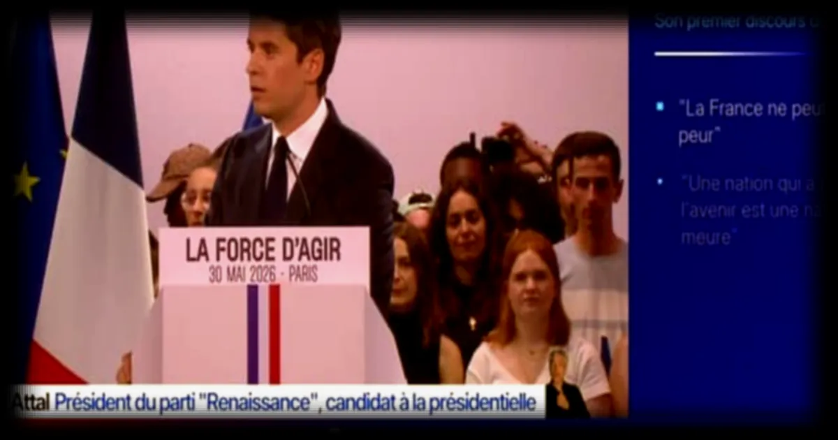 Gabriel Attal lance sa campagne pour 2027 avec un meeting fondateur à Paris