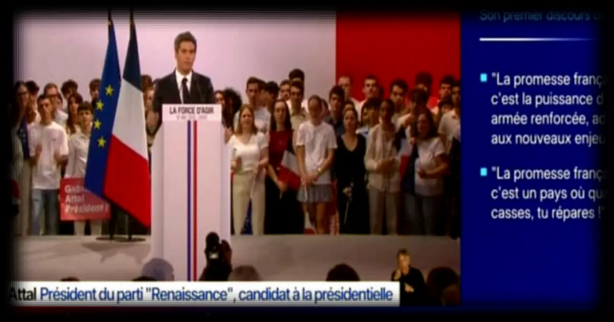 Gabriel Attal promet une politique de rupture face à la « vetocratie » et propose des référendums réguliers