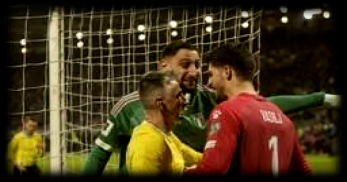Gianluigi Donnarumma furieux apres que son antisèche ait été dérobée lors des tirs au but pour la Coupe du monde 2026