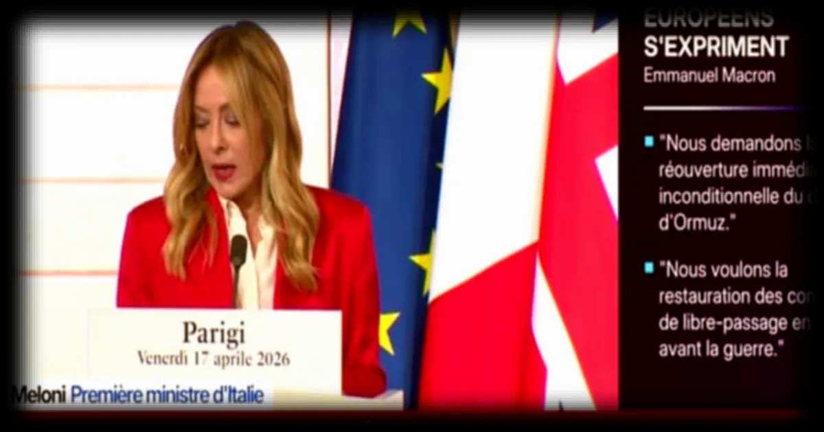 Giorgia Meloni affirme que l'Europe est prête à sécuriser le détroit d'Ormuz avec ses partenaires