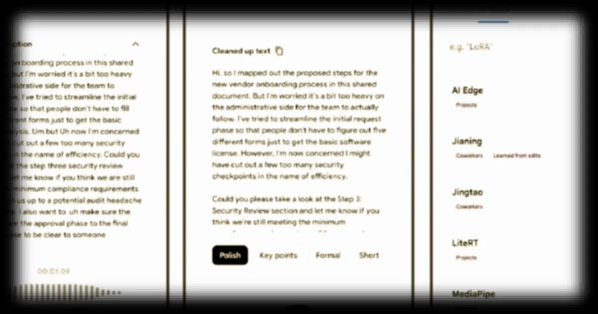 Google dévoile « Google AI Edge Eloquent », une application de dictée par IA fonctionnant hors ligne