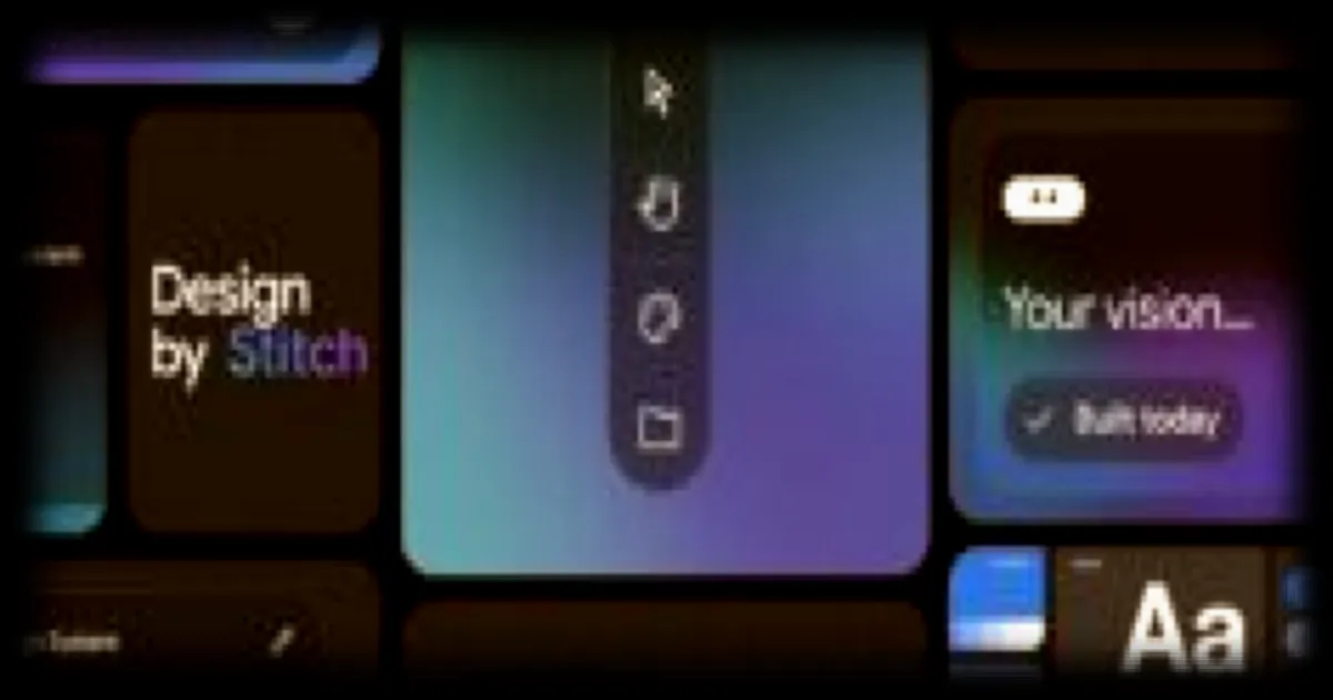 Google s'attaque à Figma avec Stitch, son outil de design entièrement piloté par l'IA