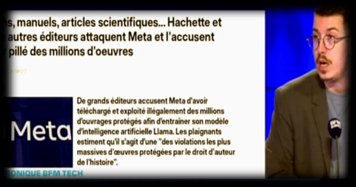 Hachette et quatre éditeurs attaquent Meta pour violation massive de droits d’auteur : des millions d’œuvres concernées