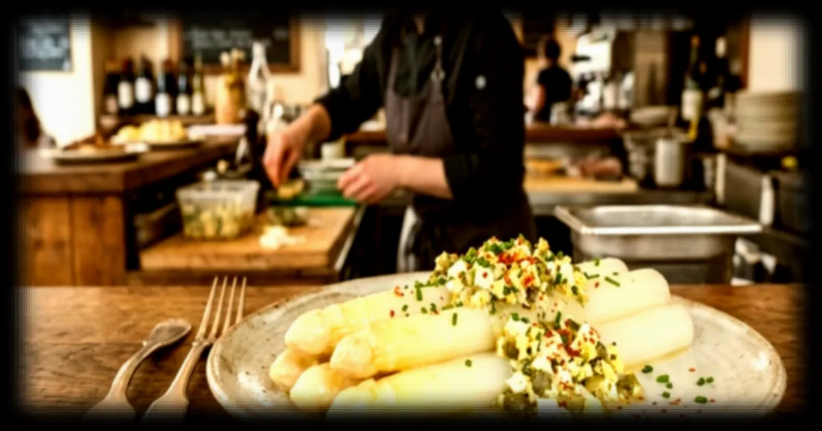 Hélène Darroze dévoile sa recette secrète de sauce gribiche pour accompagner les asperges