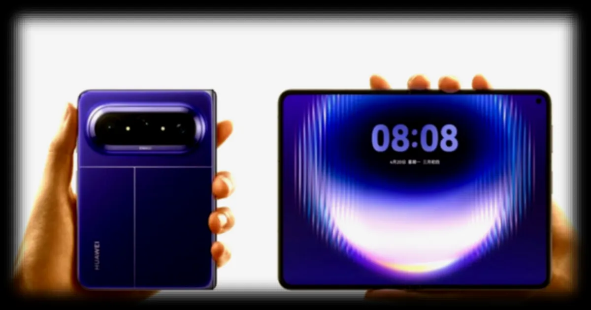 Huawei Pura X Max : le premier smartphone à écran pliable horizontal au monde