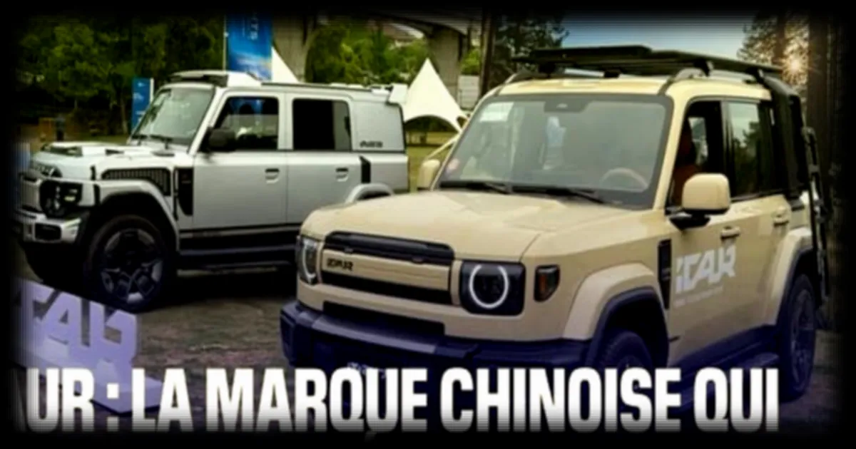 iCaur, le SUV électrique chinois qui séduit par son coffre avant XXL