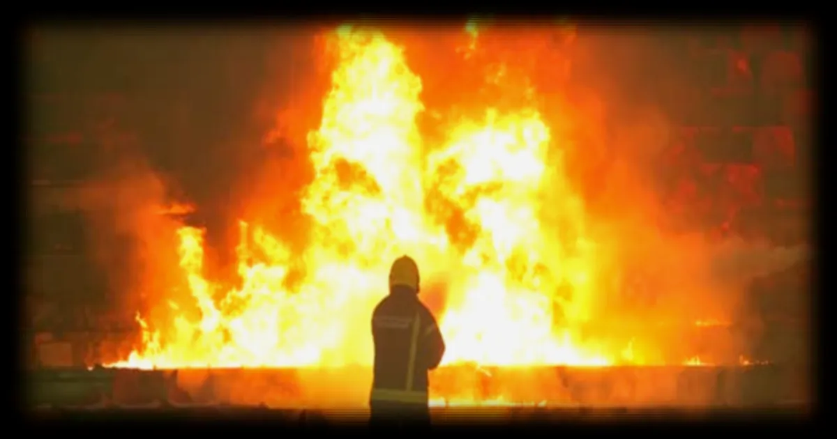 Incendie au stade de l'Étoile Rouge: les supporters du Partizan accusés de vandalisme