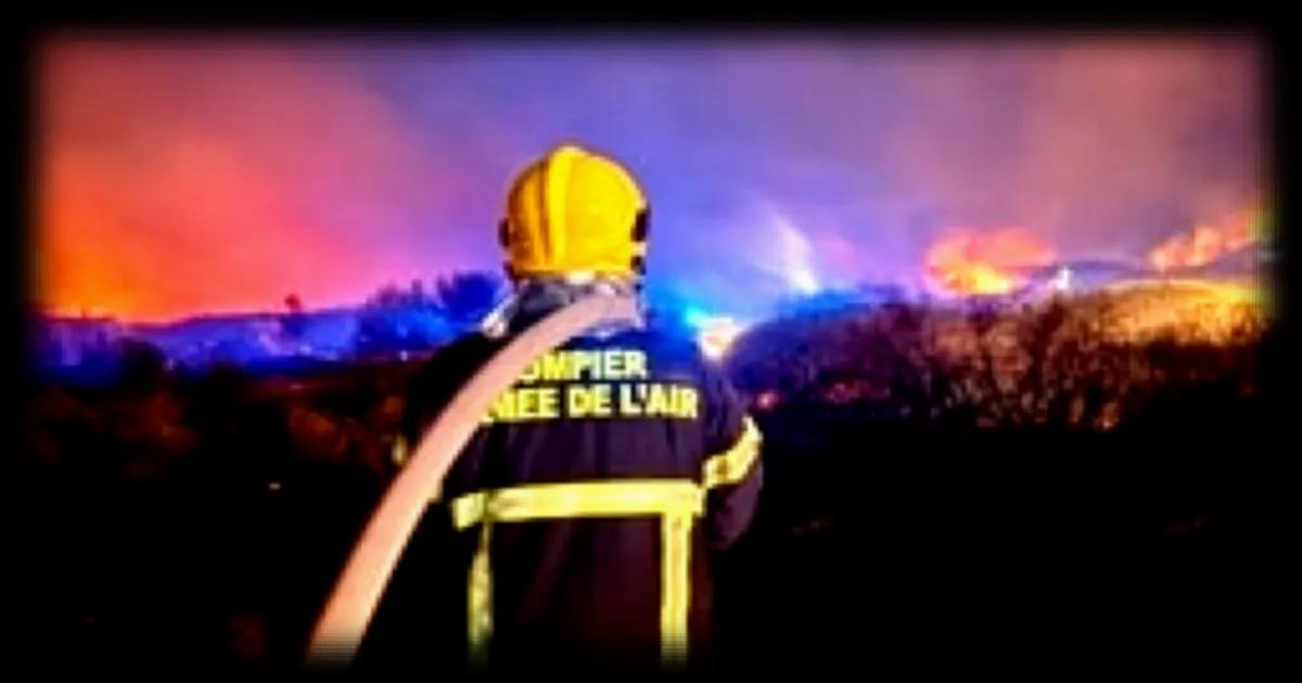 Incendie en Gironde : 1 400 pompiers, 1 500 militaires et 1 700 forces de sécurité mobilisés