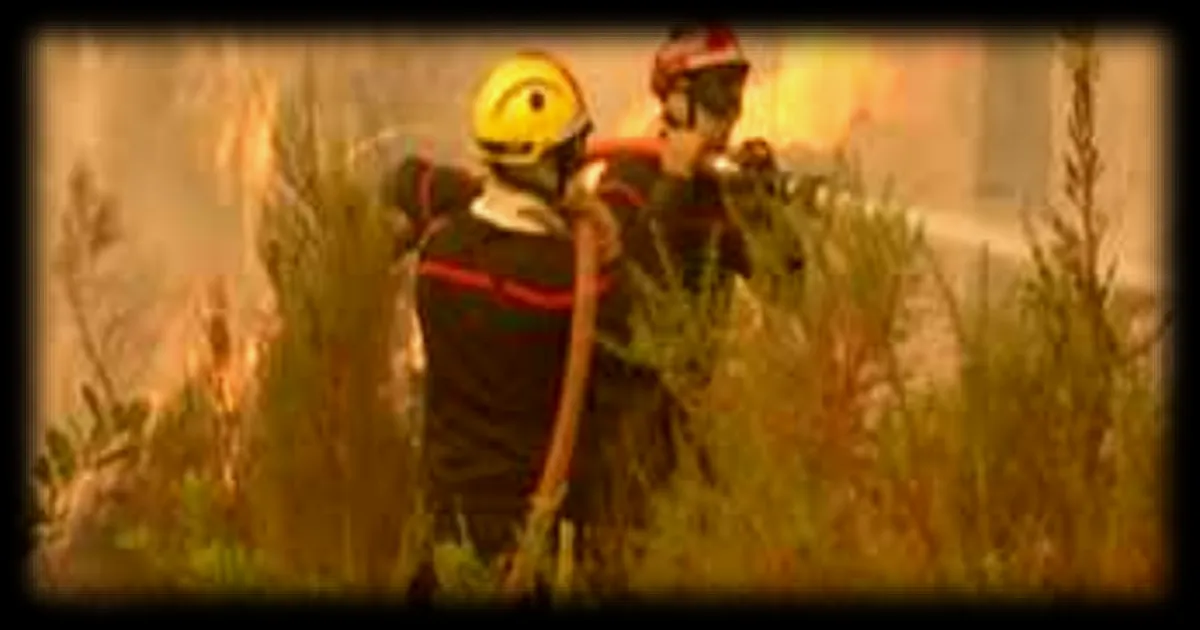 Incendie en Gironde : les pompiers luttent face à un feu erratique