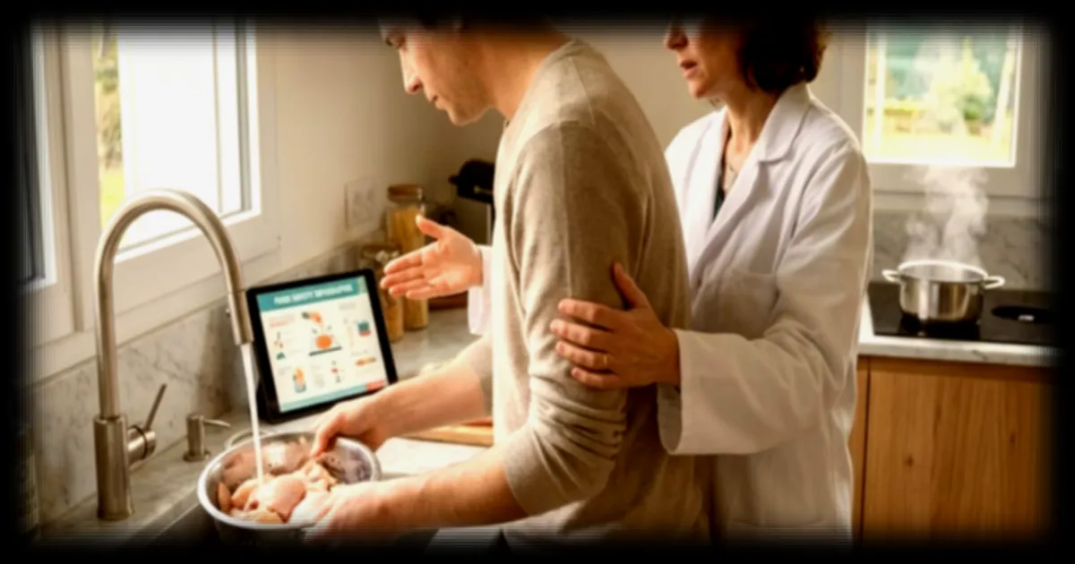 Intoxication alimentaire : pourquoi le liquide vaisselle ou le vinaigre sur le poulet peuvent être dangereux