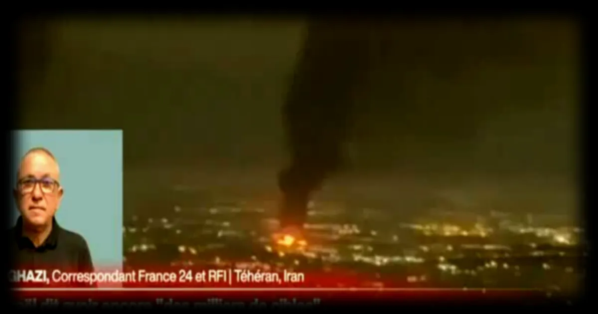 Iran : Des frappes intenses ont eu lieu pendant la nuit à Téhéran