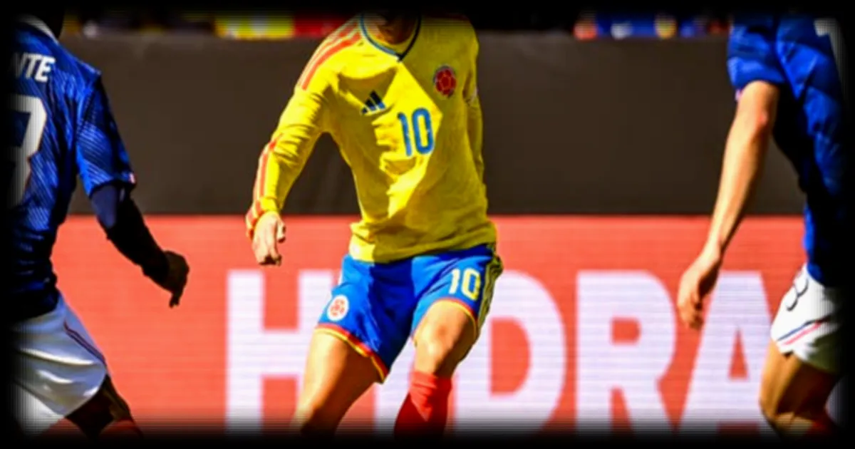 James Rodriguez de retour à l'entraînement après son hospitalisation post-match amical Colombie-France