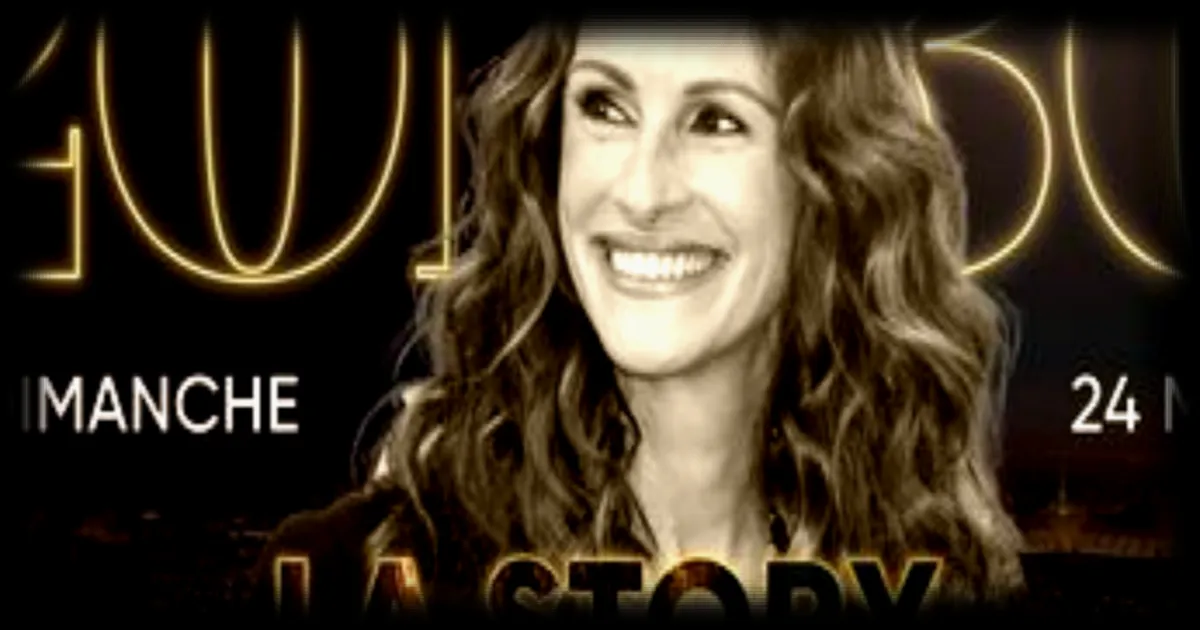 Julia Roberts, star incontournable du cinéma, mise à l'honneur dans « 20h30 le dimanche » sur France 2