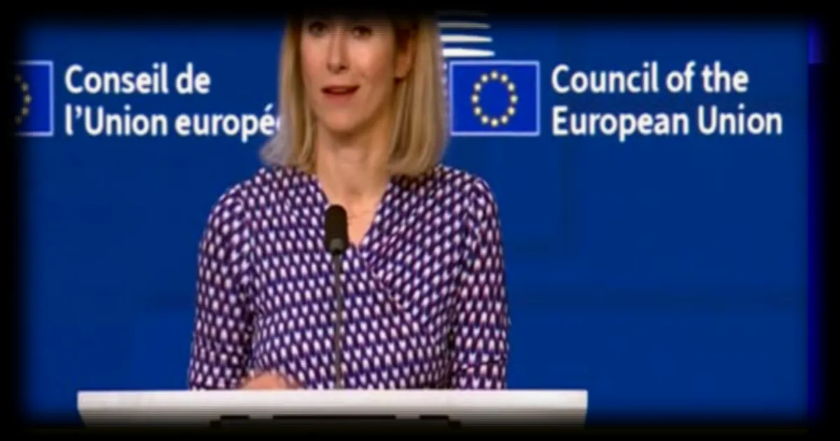 La cheffe de la diplomatie de l'UE, Kaja Kallas, affirme : 'Personne ne veut s'engager activement dans cette guerre' selon BMF - International