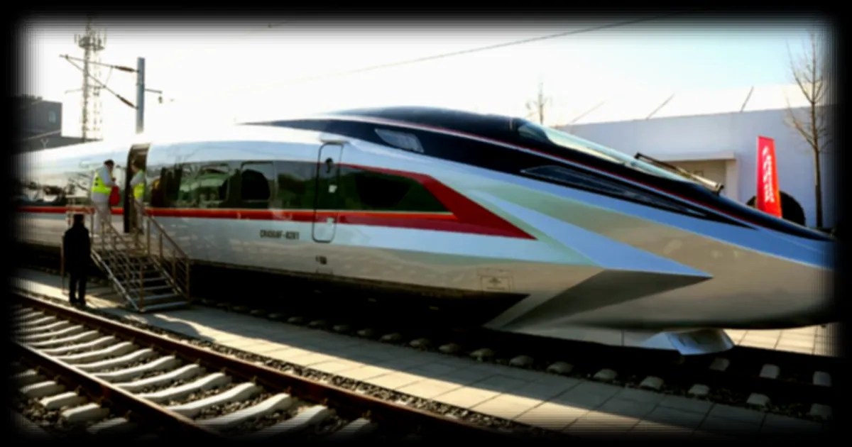 La Chine dévoile le CR450, un train à 400 km/h qui relègue le TGV à la traîne