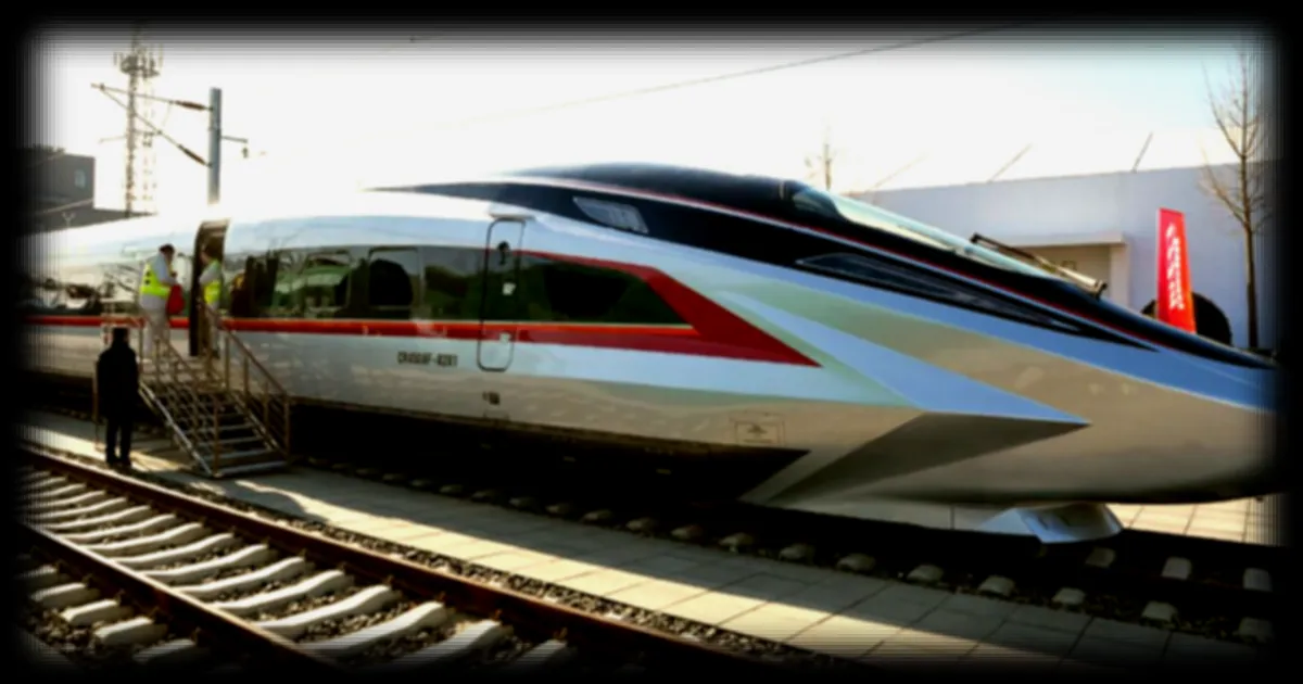 La Chine devoile son train CR450, battant le record de vitesse du TGV