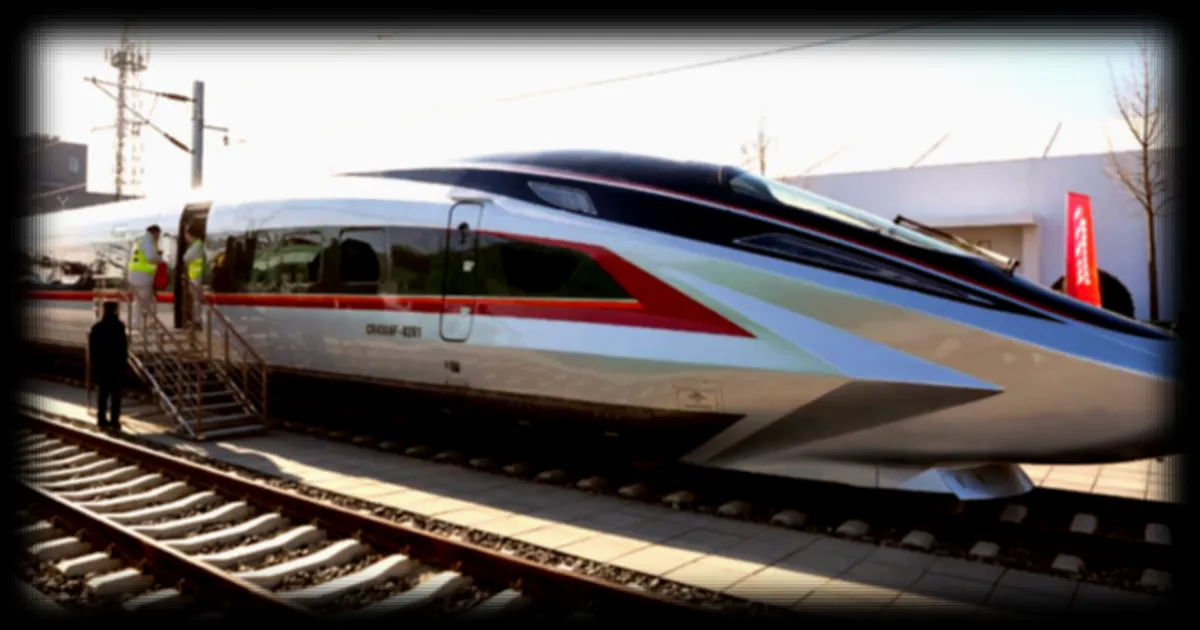 La Chine présente le CR450, un train à grande vitesse qui pourrait dépasser les 400 km/h