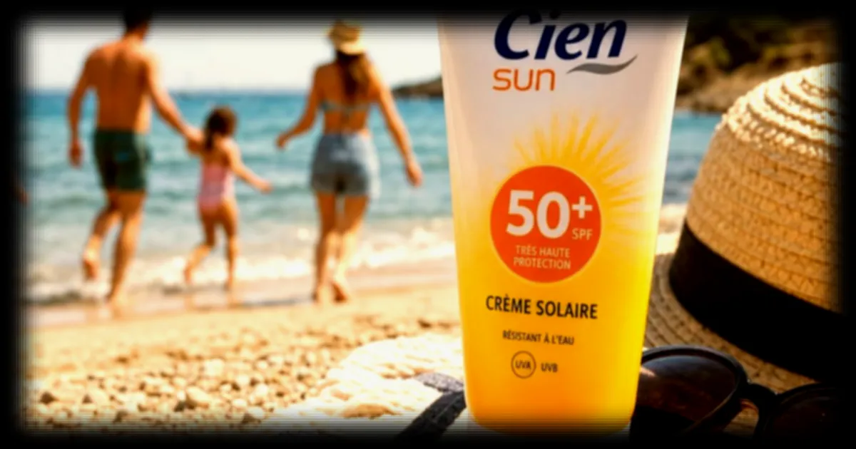 La crème solaire Cien Sun SPF 50+ de Lidl classée « bon choix » par 60 Millions de consommateurs
