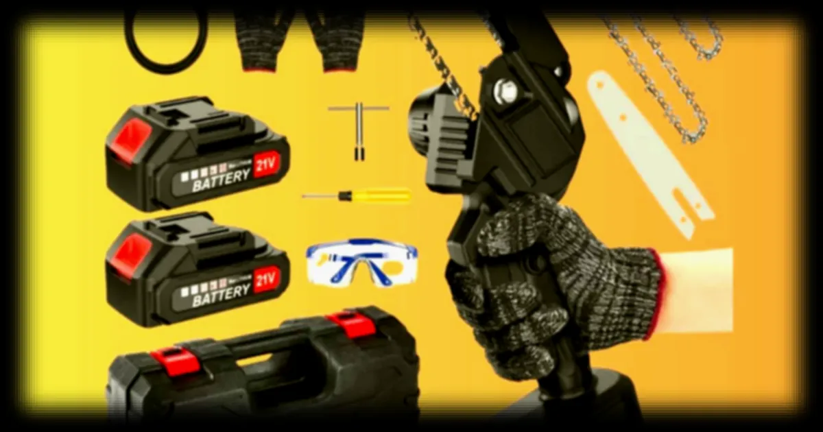 La mini tronçonneuse sans fil TANBABY en promo à moins de 40 € : l'alliée parfaite pour le jardin au printemps