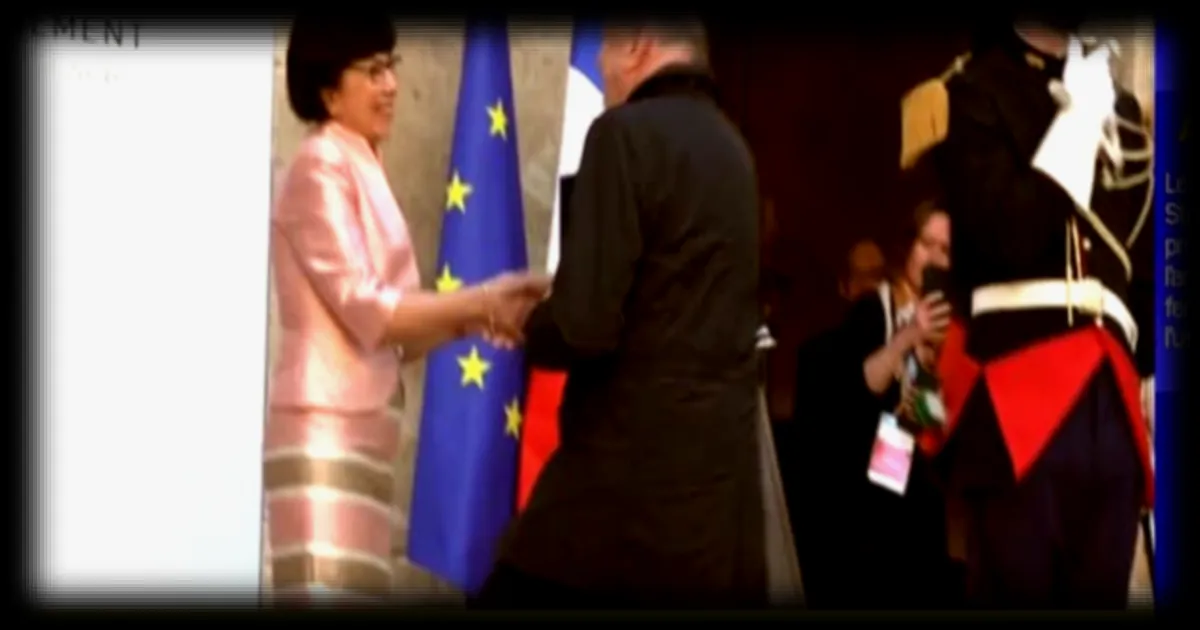 La ministre de la Transition écologique, Monique Barbut, accueille les membres du G7 à Paris pour un sommet environnemental