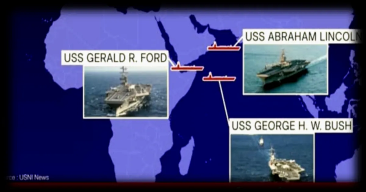 La plus grande armada américaine déployée depuis 2003 dans le détroit d'Ormuz