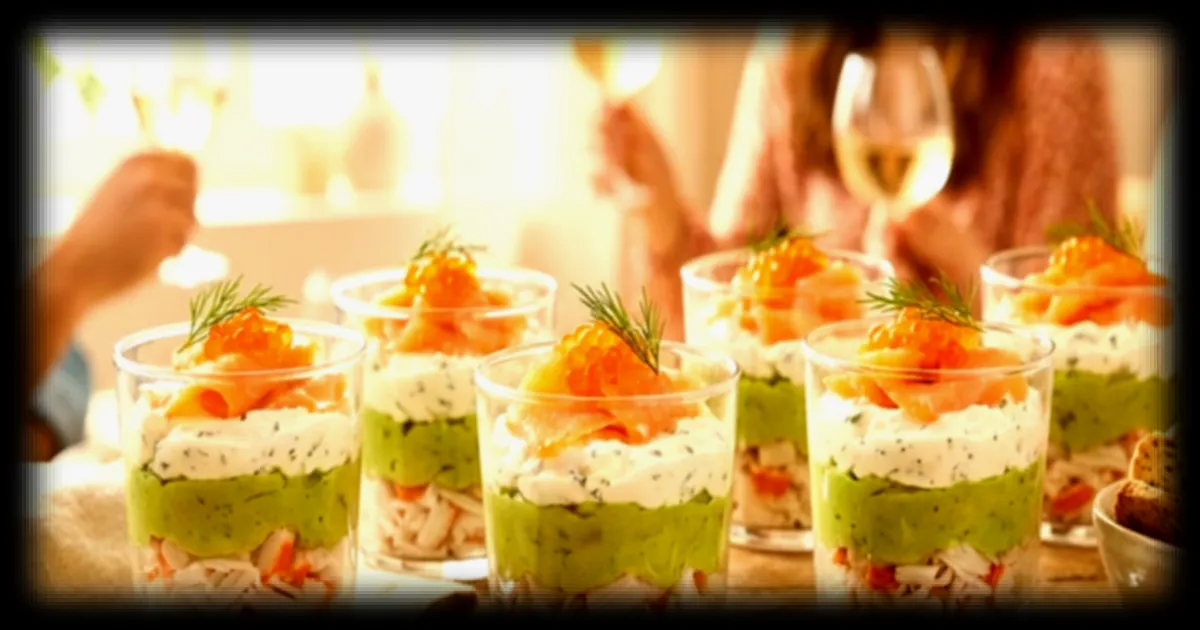 La recette de verrine de saison la plus populaire de Marmiton pour l'apéritif