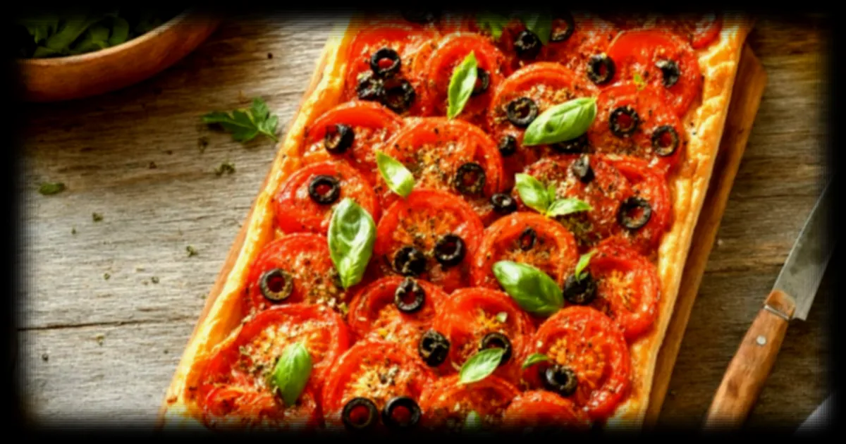 La recette express de la tarte à la tomate de Julie Andrieu, un dîner estival en un quart d'heure
