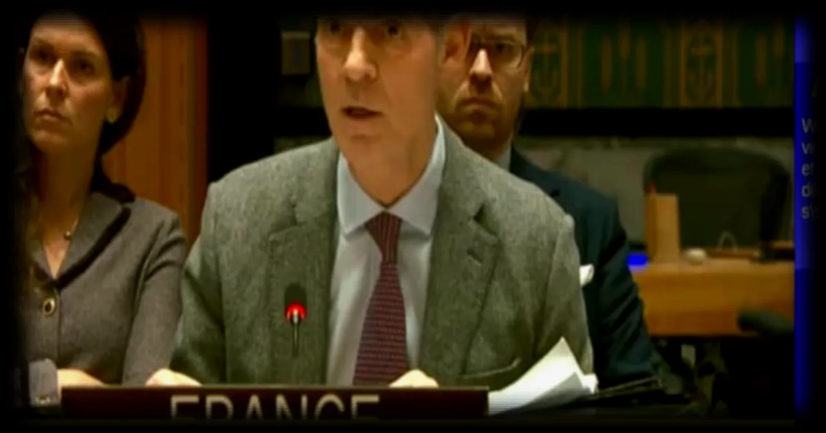 La Russie refuse la paix selon Jérôme Bonnafont, représentant permanent de la France à l'ONU