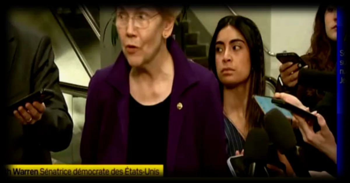 La sénatrice démocrate Elizabeth Warren critique l'administration Trump pour son manque d'explication sur les raisons et les objectifs