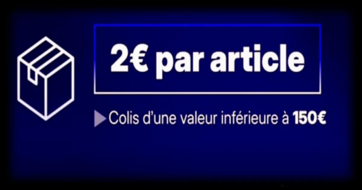 La taxe sur les petits colis entre en vigueur ce dimanche