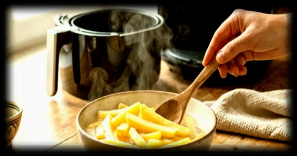 La technique de l'eau chaude pour des frites croustillantes au Airfryer