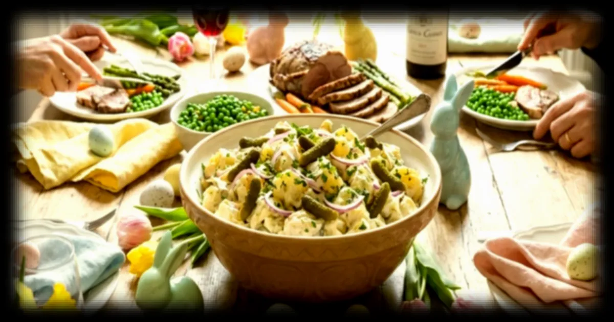 La traditionnelle salade de pommes de terre de Pâques qui enchante les convives chaque année