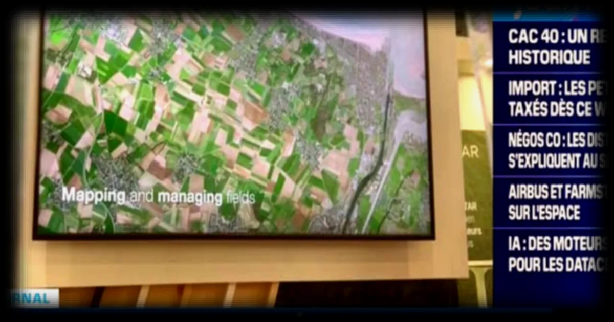 L'agriculture high-tech : des satellites pour gérer les parcelles agricoles