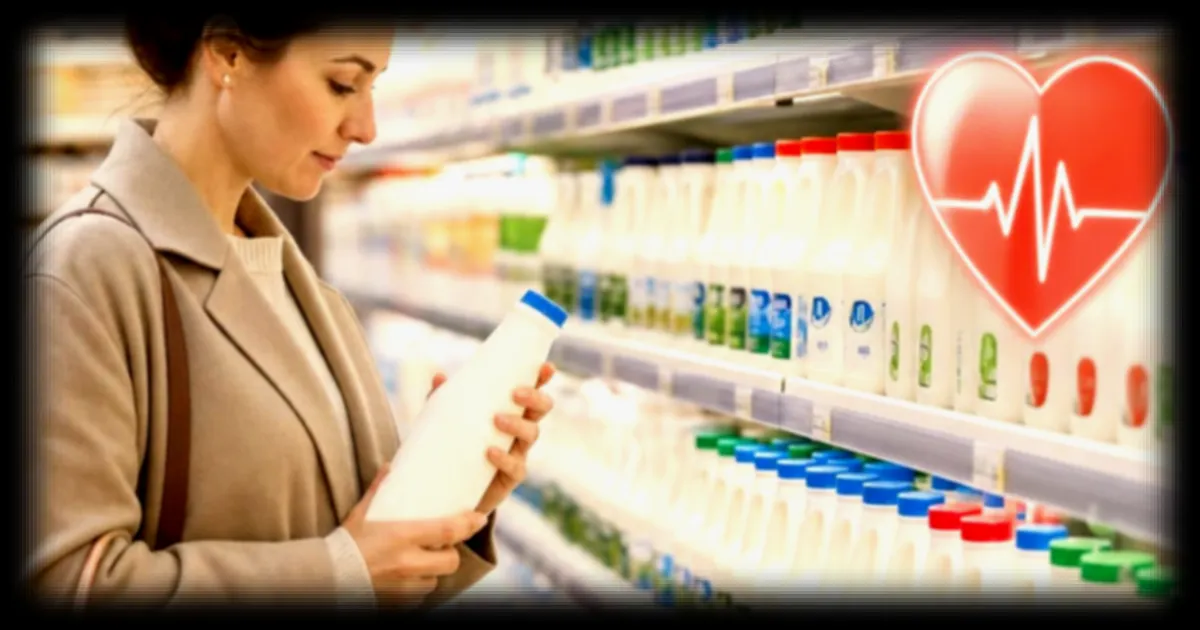 Lait entier ou allégé : les choix pour la santé cardiaque