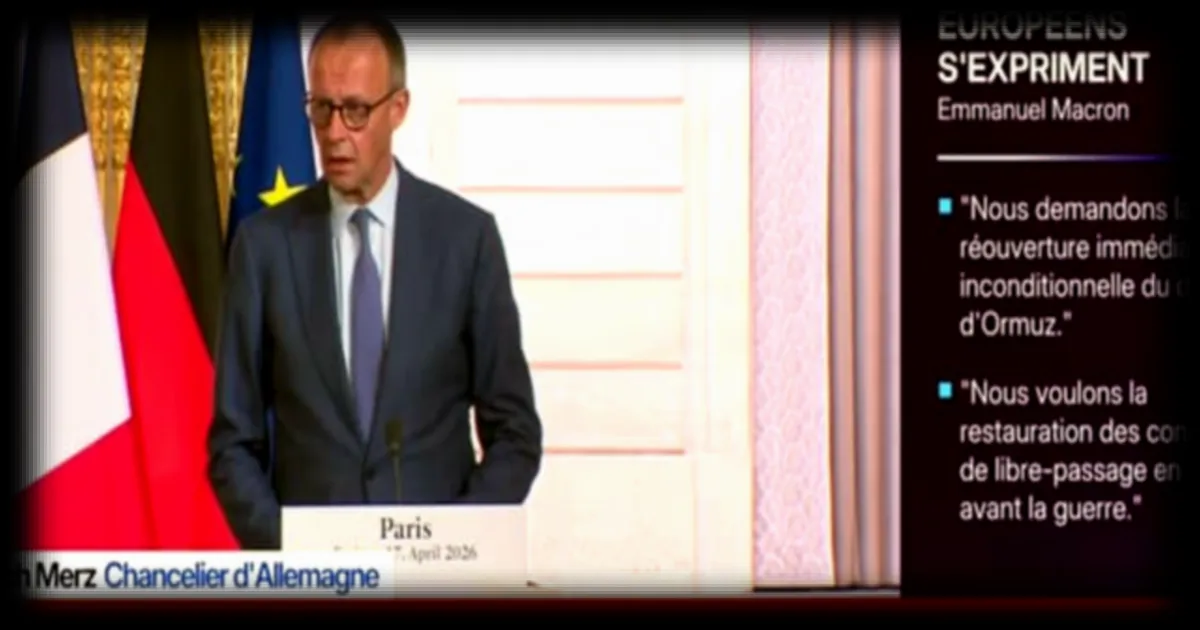 L'Allemagne prête à contribuer à la sécurisation de la navigation dans le détroit d'Ormuz selon Friedrich Merz