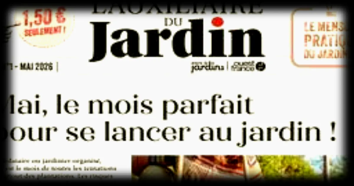 Lancement de l'Auxiliaire du jardin, le mensuel pour apprendre à jardiner