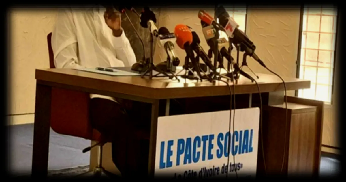 L'ancien président ivoirien Laurent Gbagbo présente son « Pacte social »