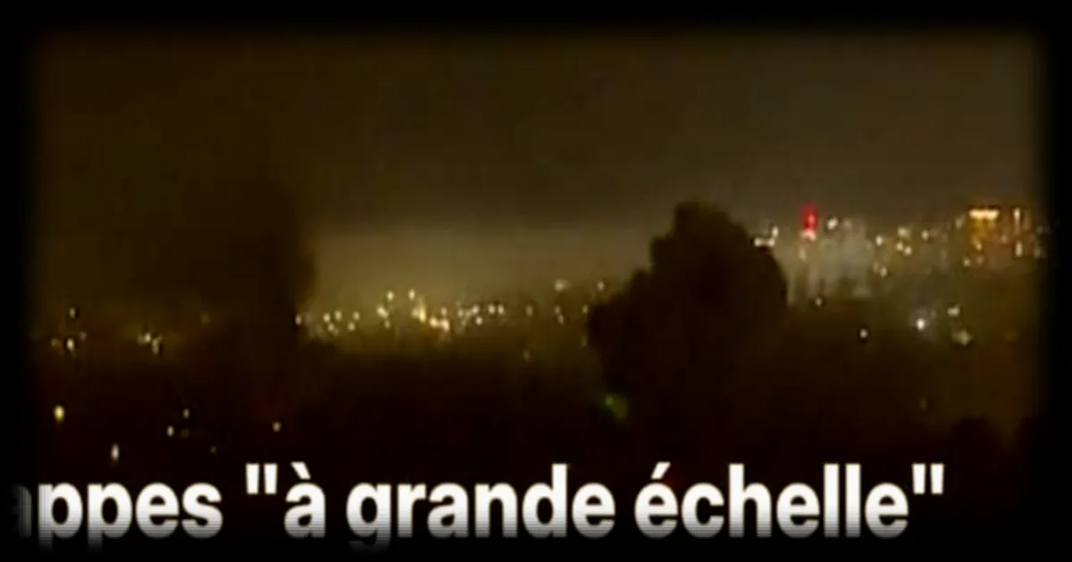 L'armée israélienne mène des frappes