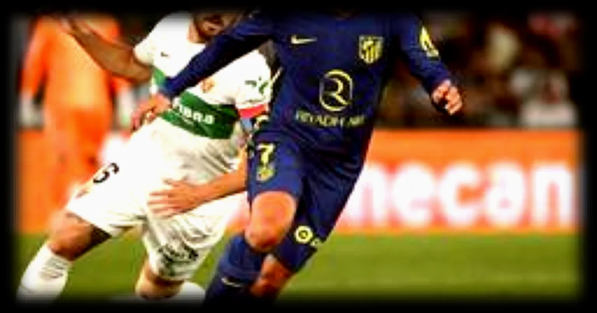 L'Atlético Madrid en difficulté : une quatrième défaite consécutive face à Elche