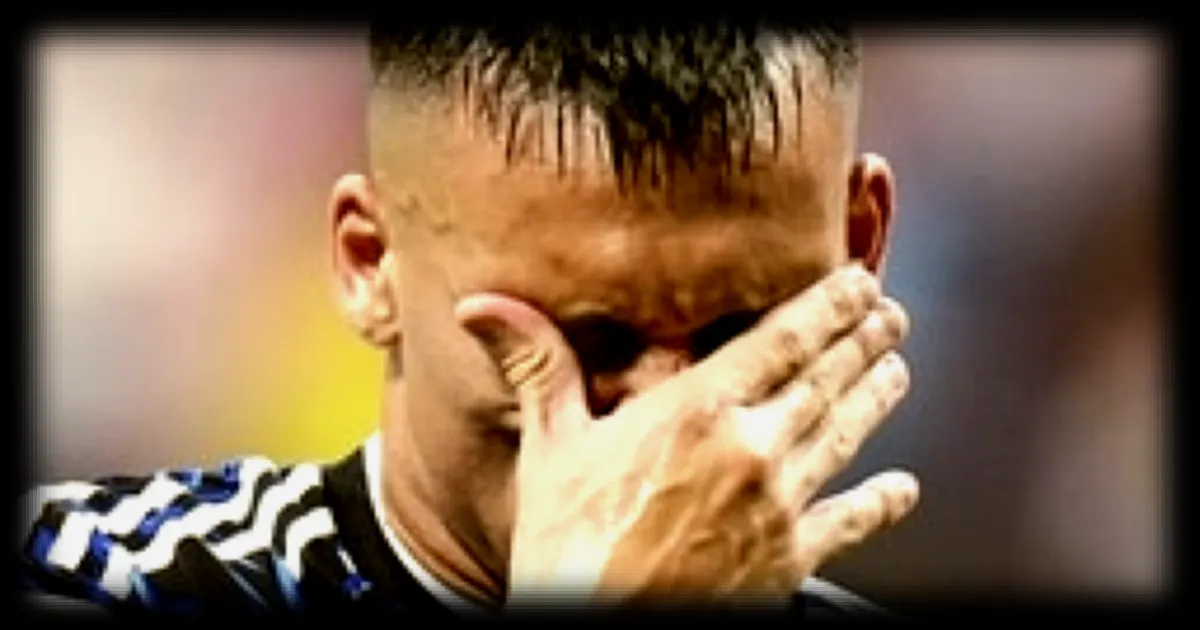 Lautaro Martinez en larmes après la qualification de l'Argentine en finale de la Coupe du monde 2026